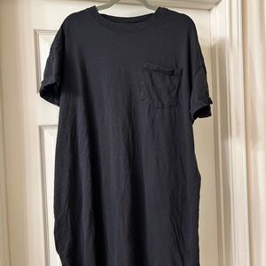 Time and Tru Black Mini Dress with Pocket